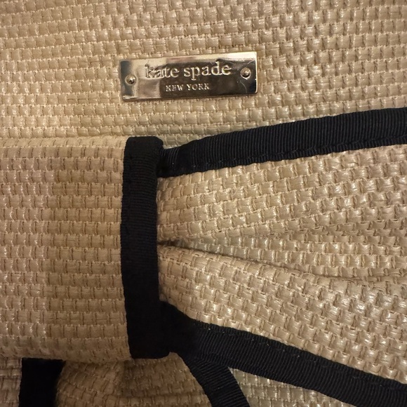 Kate Spade Tan and Black Bow Tote Bag - Picture 2 of 14